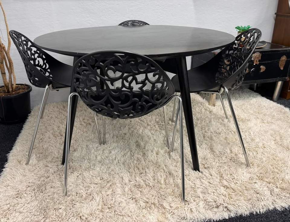 An outdoor setting, bedside drawers, a hall table and dining set are among the new arrivals at Halswell Traders.