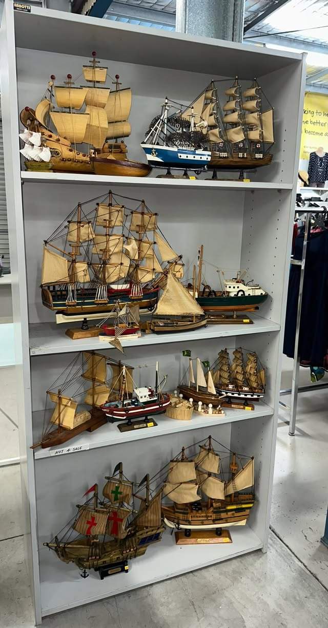 SHIPS AHOY
NEW IN
 Handmade ship models
Come see us at 31 Lynott Street, Horsham
Open Monday to Friday, 9am to 4pm