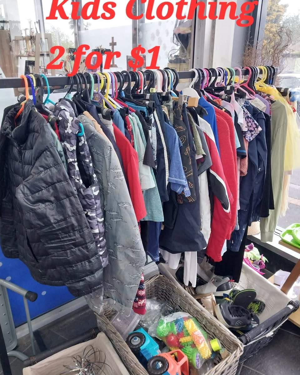 Super Special Prices on Clothing Continue
Most of our clothing stock is  now $3
 Jackets , Suits and Coats are $10
Childrens wear 2 for $1
Great bargins to be had
Come on in we're here 7 days
If you are interested in any of the items shown , Please contact the  shop directly  by PHONE
        09 620 0399
                The Charity Corner
Supporting those living with ME/ Chronic Fatigue Syndrome & Fibromyalgia
1484 Dominion Road
Mt Roskill
At the roundabout with Richardson Road     Mon - Fri 10 - 5
Sat           10 - 4
Sun          11 - 3
PH 09 620 0399