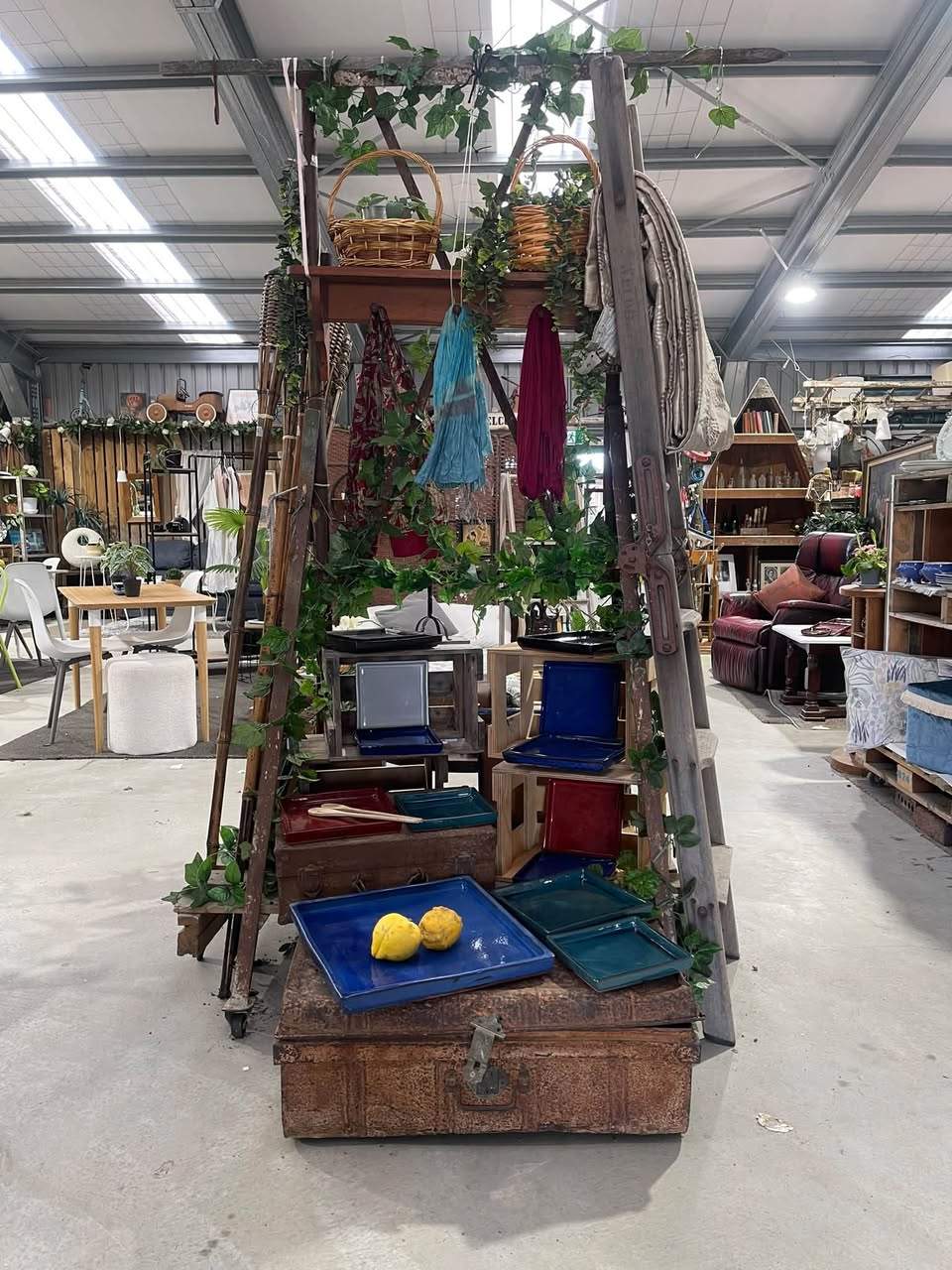 This week the shop is leaning into spring with vibrant displays showcasing more of our garden platters in a variety of sizes and colours. We have also come out punching with more warm weather clothing so get in quick to have a look.