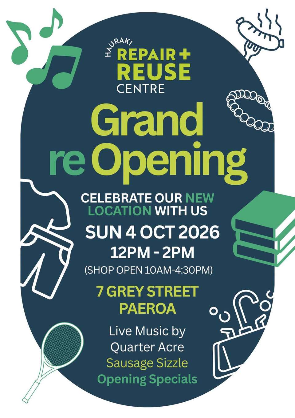 Tomorrow! See you then

Let's celebrate our new location! See you there