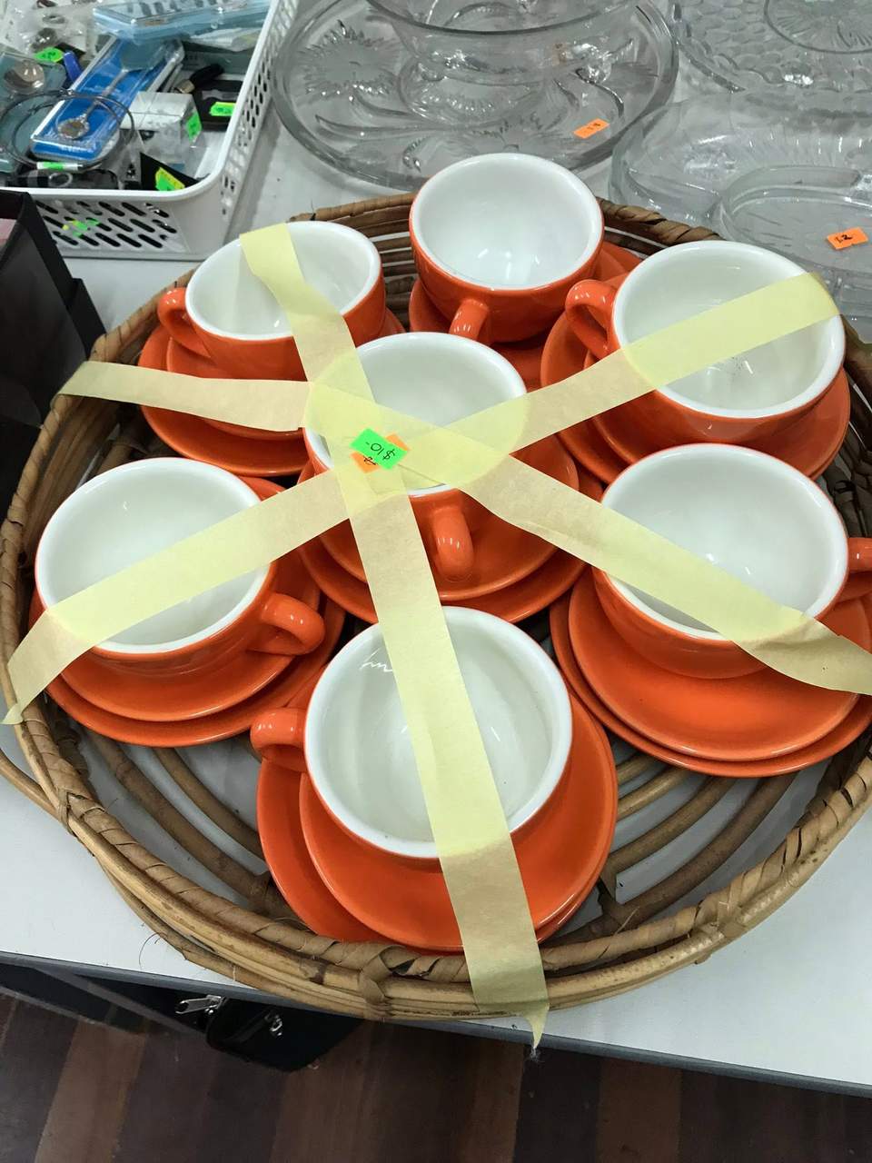 Half Price Sale this Saturday 9-12 on all Crockery and Bric a Brac