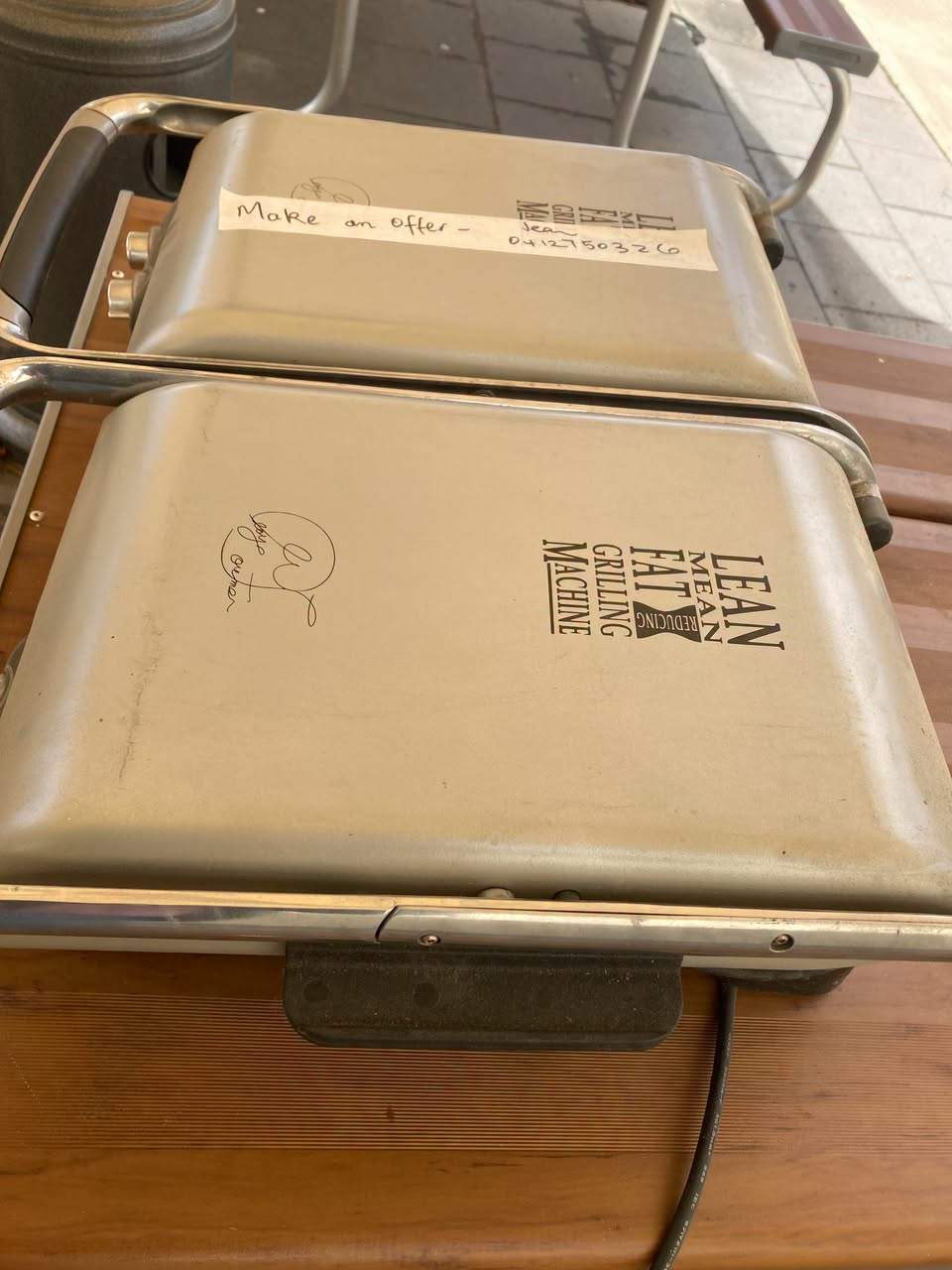 Kitchen Equipment. Open to Offers, the Highest will be Accepted at Close of business on Monday, 12 October. This is not a donation, the Church purchased it. Please place your offers on the Op Shop FB   Page. Thanks