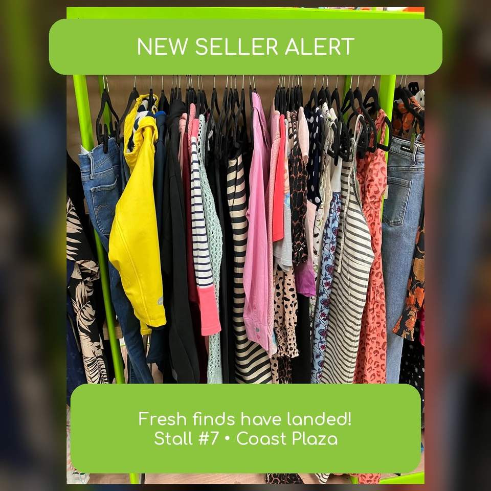 NEW SELLER ALERT — STALL #7
Another fresh stall has landed at Re:Circle Whangaparāoa—and this one has sparkle, stripes, quality labels and proper rainy-day colour
 Mysayang striped overalls, brand new, size M — $40
 Primark rose-gold sequin playsuit, size 12–14 — $15
 Quiksilver Adapt hoodie, size M — $25
 Mountain Warehouse rain jacket, age 13 — $15
 Muddy Puddles lined raincoat, age 8–9 — $20
 Levi’s 710 super-skinny jeans, 29 waist — $25
 Boden navy/cream smart pants, size 10R — $22
 Kivari animal-print maxi dress, brand new with tags, size 12 — $50
Every piece is a one-off. If you’re already mentally styling it, that’s your sign—someone else may be doing exactly the same thing
 Re:Circle Whangaparāoa
Level 4, next to Chipmunks, Coast Plaza
719 Whangaparaoa Road, Manly
Got great clothes sitting at home? Book a stall, price your items, and we’ll do the selling while you track sales in real time.
#NewSellerAlert #ReCircleWhangaparaoa #CoastPlaza #SecondhandStyle #PrelovedFashion #ShopCircular #OnlyOne