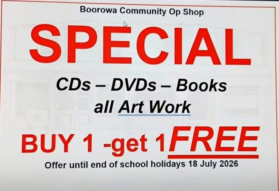 A reminder! This special is on until the end of the school holidays! 🎊👏😃