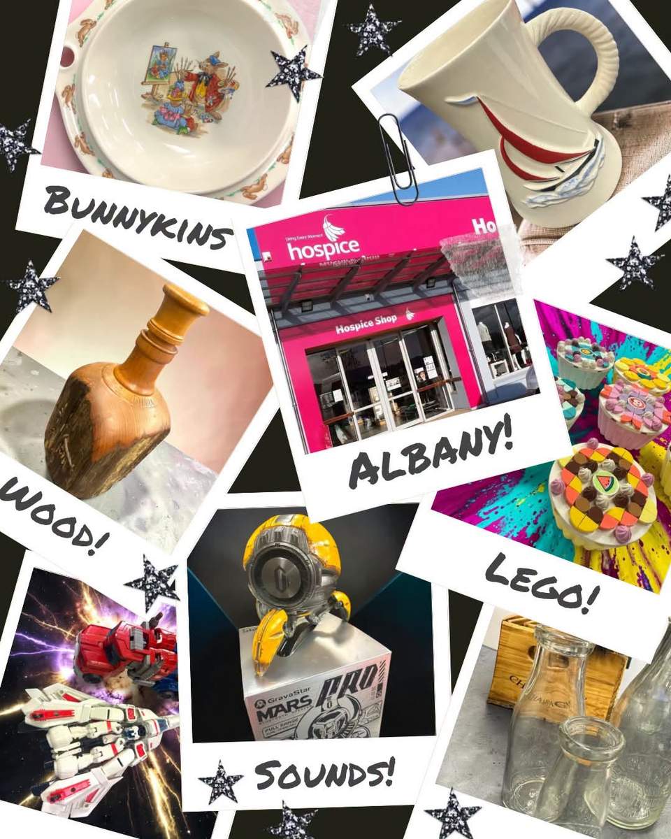 Fresh designer clothing, collectibles, décor and LEGO are in store at Harbour Hospice Shop Albany.