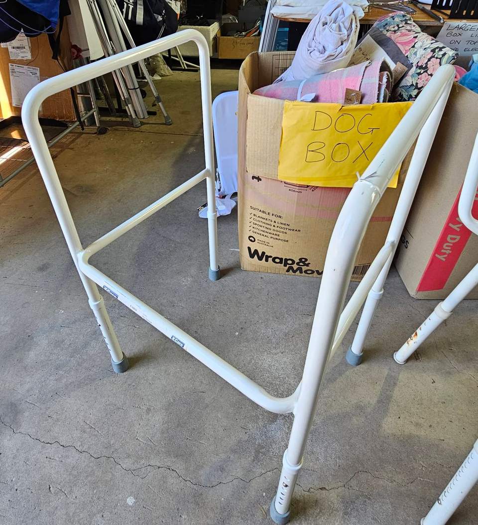 Shed 3 at Esk Community Op Shop has had a large delivery of furniture arrive today. There is also a Victa lawn mower, Ozito electric tiller and Ozito Silent Shredder available. Shed 2 and 3 currently have a selection of nursing/mobility aids. These photos are only a small view of current stock. We look forward to seeing you soon.