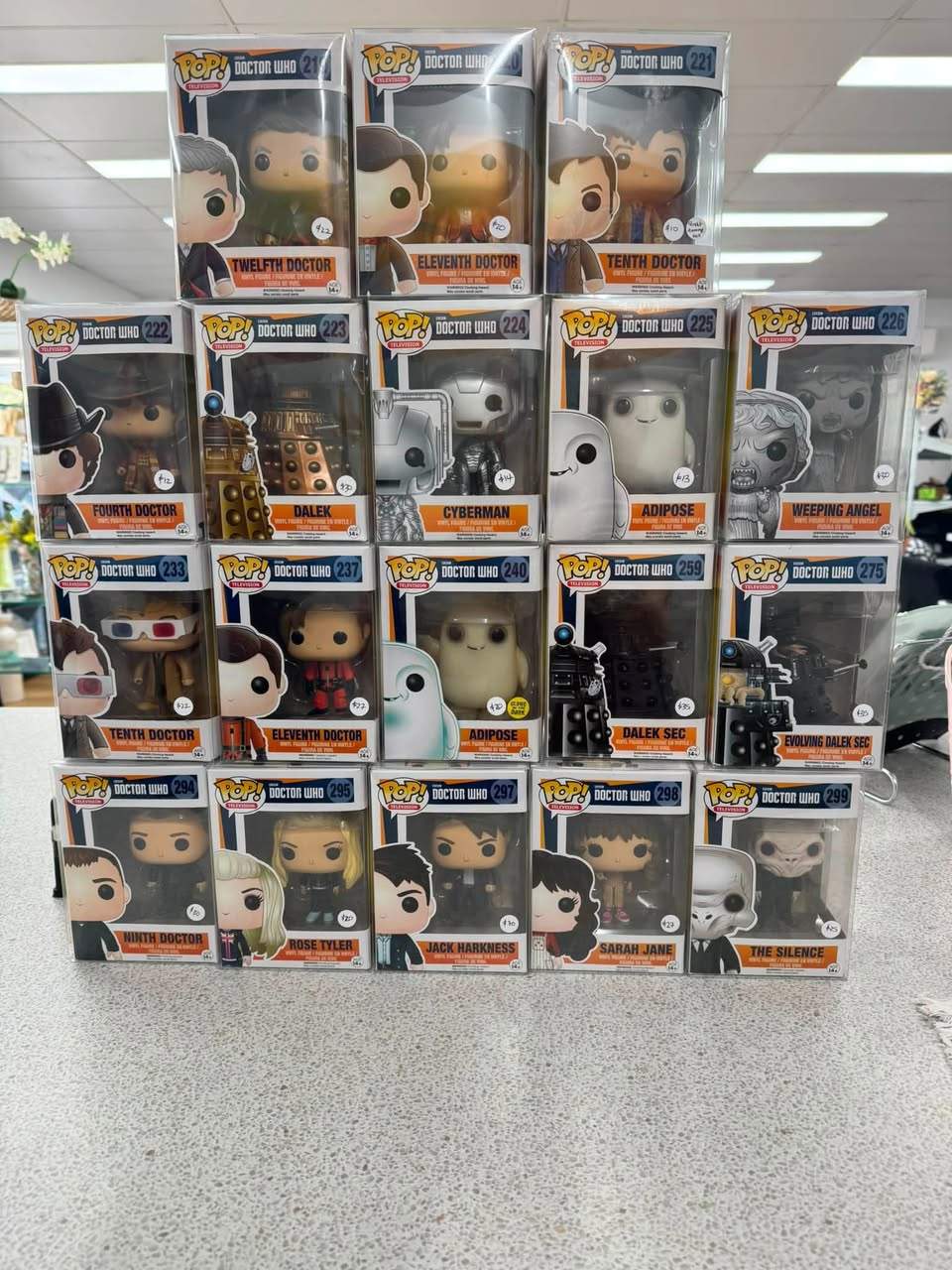 We hate to be stealing the spotlight again at our Caloundra Op Shop…..But we just keep getting the most amazing items donated
And this latest donation is definitely one for the collectors!!
We’ve received an incredible collection of DR. WHO FUNKO POP! figures in their original boxes and protective cases.
Every POP! you purchase helps support Mingary Care.
Don’t delay- they won’t last long at these prices
This is a collection you’ll want to share with friends as everyone knows someone that collects Pops.
Caloundra Op Shop
47 Caloundra Rd
Caloundra West 4551
T: 07 5493 7090
#drwho #FunkoPop