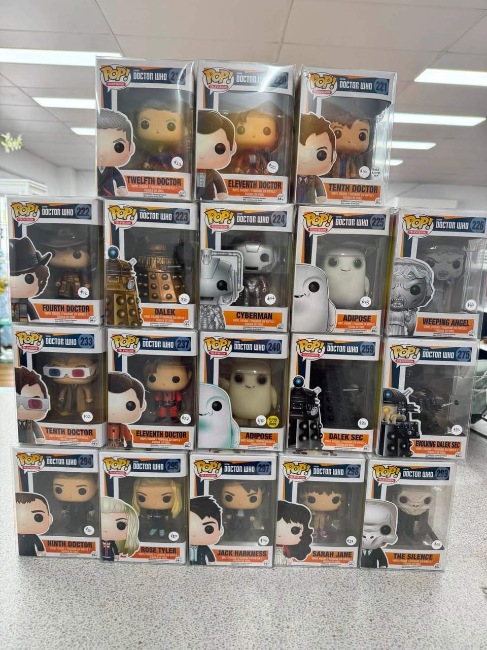We hate to be stealing the spotlight again at our Caloundra Op Shop…..But we just keep getting the most amazing items donated
And this latest donation is definitely one for the collectors!!
We’ve received an incredible collection of DR. WHO FUNKO POP! figures in their original boxes and protective cases.
Every POP! you purchase helps support Mingary Care.
Don’t delay- they won’t last long at these prices
This is a collection you’ll want to share with friends as everyone knows someone that collects Pops.
Caloundra Op Shop
47 Caloundra Rd
Caloundra West 4551
T: 07 5493 7090
#drwho #FunkoPop
