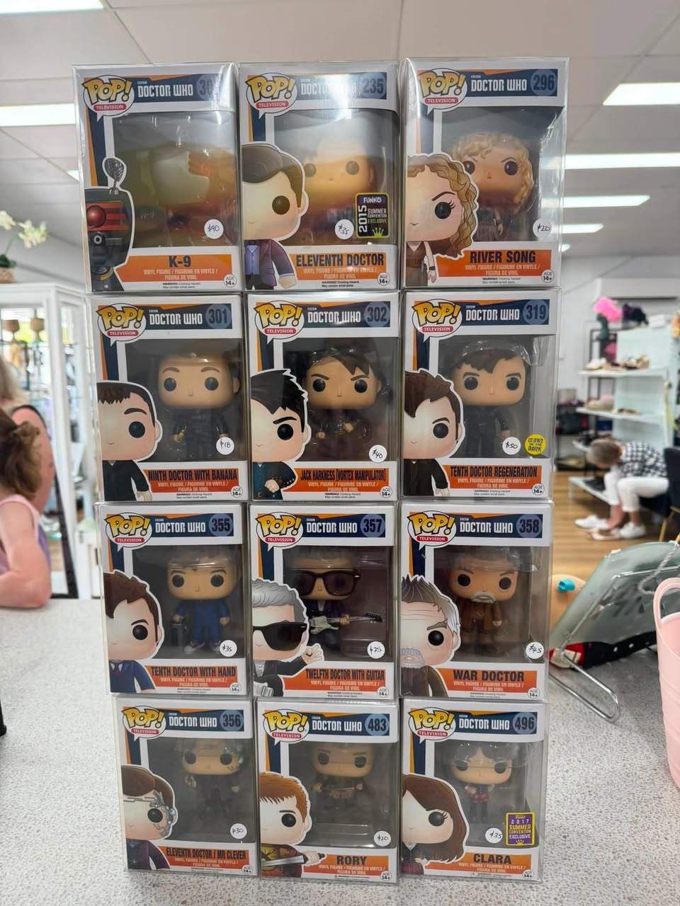 We hate to be stealing the spotlight again at our Caloundra Op Shop…..But we just keep getting the most amazing items donated
And this latest donation is definitely one for the collectors!!
We’ve received an incredible collection of DR. WHO FUNKO POP! figures in their original boxes and protective cases.
Every POP! you purchase helps support Mingary Care.
Don’t delay- they won’t last long at these prices
This is a collection you’ll want to share with friends as everyone knows someone that collects Pops.
Caloundra Op Shop
47 Caloundra Rd
Caloundra West 4551
T: 07 5493 7090
#drwho #FunkoPop