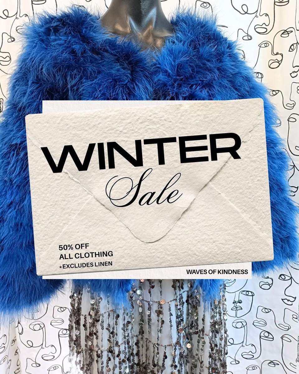 🔥 HALF PRICE SALE IS ON! Grab your favourites before they’re gone! 🔥 #WavesOfKindness #secondhandstyle #FirstWave #goodfindsgreatfeels #halfpricesale #opshopsnoosa