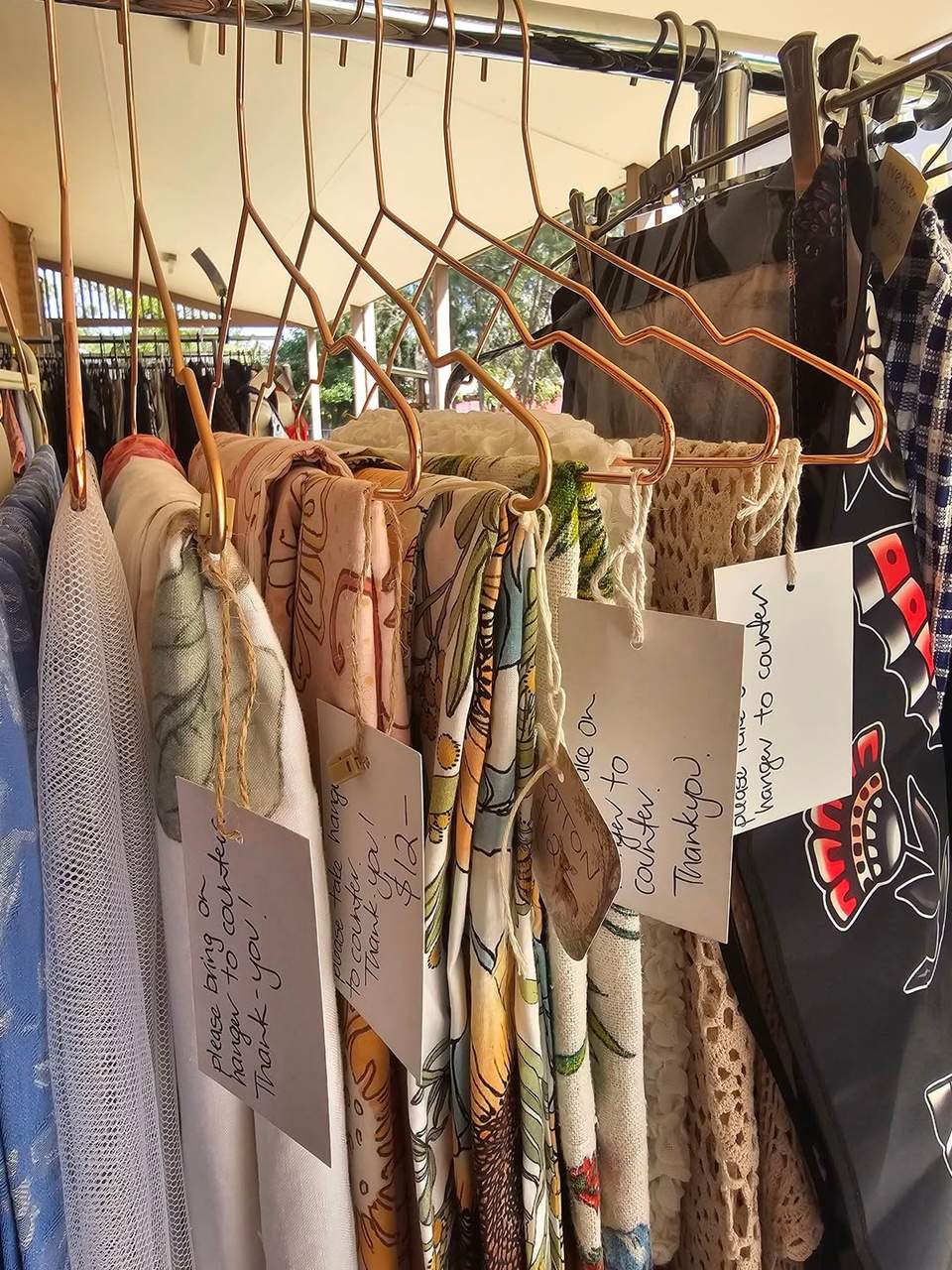 What makes This N That Thrift Shop different?
 All of these lovely linen items have been lovingly washed, soaked if needed and any repairs made by our generous volunteers. We do the best we can to avoid items hitting landfill.
Open Monday to Saturday 9.30am to 3pm.
481 Broadwater Rd, Mansfield