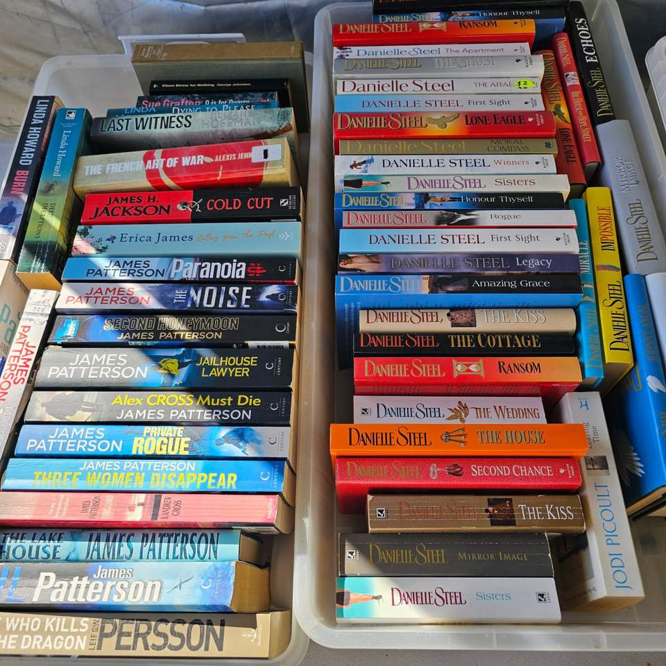 Esk Community Op Shop has a book stall at the Esk Hospital Centenary Fair from 10am to 2pm today, Saturday 29th August. Small books $1, all others $2. All proceeds to Esk Hospital. Photos are a small selection of what we have here! Cash preferred.