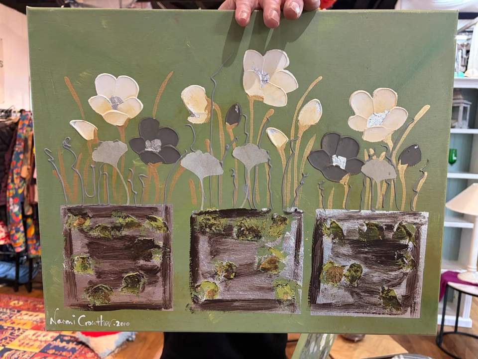More gorgeous Naomi Crowther work at the Shed today
The Shed
Open 7 days | 9am to 5pm
NEW: Sip & Shop 5-7pm Fridays
4/1 Dairy Rd, Fyshwick