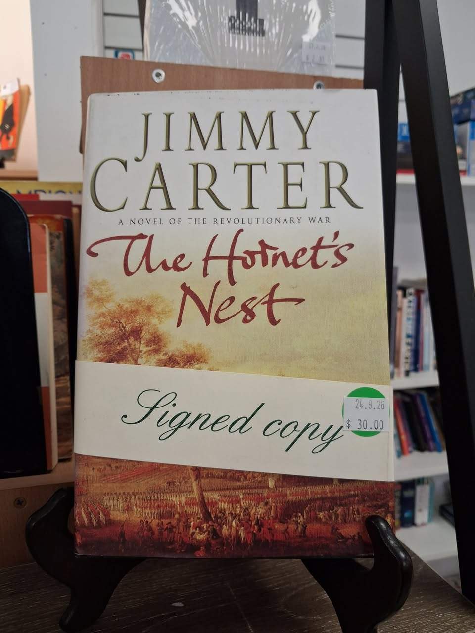We have an amazing collection of celebrity books - all signed!  From Kiwi Icons Peter Snell and Peter Blake to Jimmy Carter & Goldie Hawn!
Come on down and grab a copy of your hero!