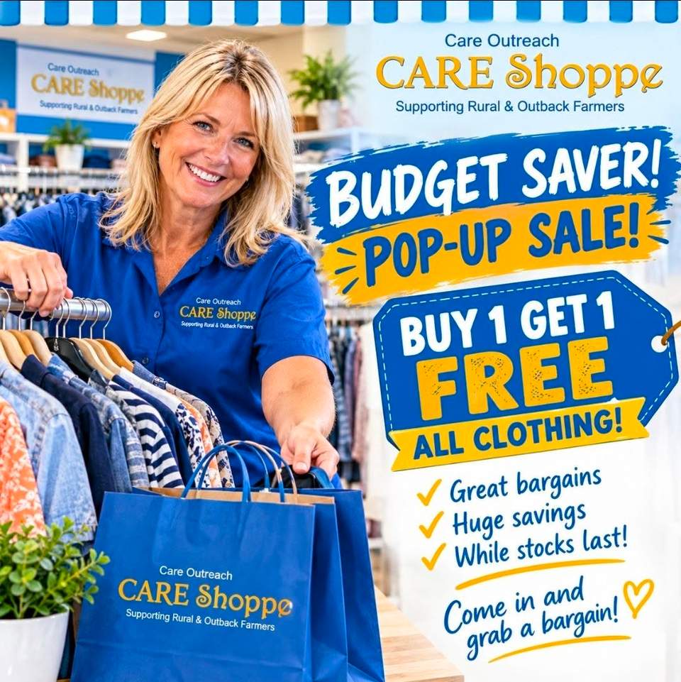 *  TUESDAY - 1 x day sale !  *
** On-Full priced clothing items only **
Hurry in store to grab the bargains.