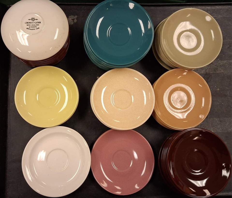 Crown Lynn colour has landed!
We've had a bulk donation of Crown Lynn saucers arrive at Warren Street, and look at those gorgeous colours!
Pop in and have a browse, you might find the perfect match for your collection.
And a huge thank you to everyone who keeps the donations coming in.  Your generosity makes a real difference in the community.   Our drive-up, drop-off area is just to the side of the store.  If you can't get to us, we can come to you!  Please call 06 876 3442 to arrange a time that suits.

See you soon at Warren Street!
#WarrenStreet #CrownLynn #VintageFinds #OpShopNZ #HawkesBay #HastingsNZ #NapierNZ #HavelockNorth