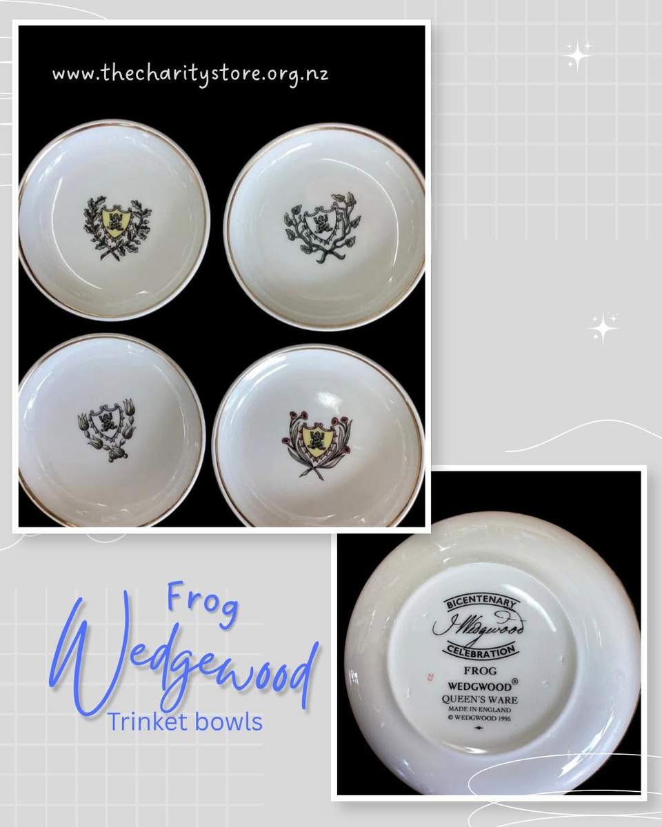 These specific small dishes were released as limited-edition reproductions by Wedgwood to celebrate the bicentenary  of the collection in 1995. They are designed flat with slightly upturned edges to function identically as a decorative pin tray, trinket dish, or table coaster.
Purchase online: https://thecharitystore.org.nz/.../wedgwood-queen-s-ware...
Or in store at The Charity Store inside The Charity Boutique.
ME Respite supporting those with ME/CFS and associated illnesses to live their best life
#thecharitystoreonline #thecharityboutique #mecfsawareness #fibromyalgia #opshoppingnz