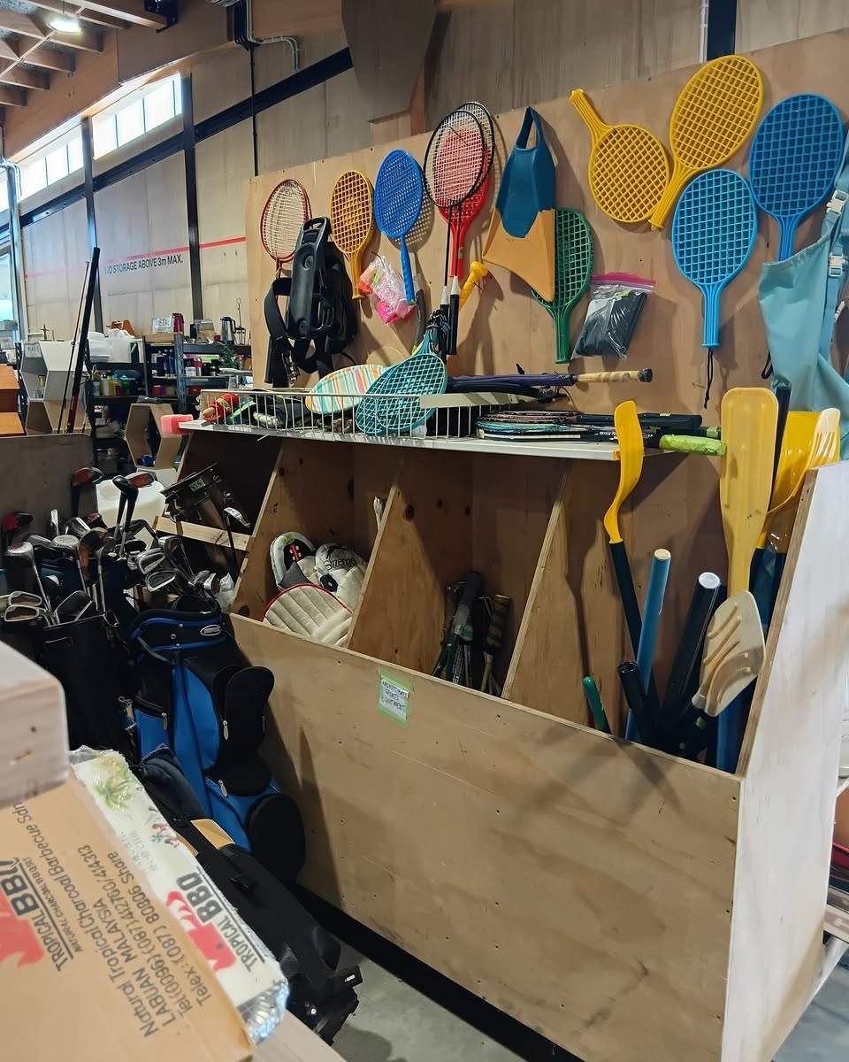 Today our volunteer Nat came and made our sport section look so much better.
Why not come see Nat's mahi in person this weekend. We are open 10am to 4pm all weekend