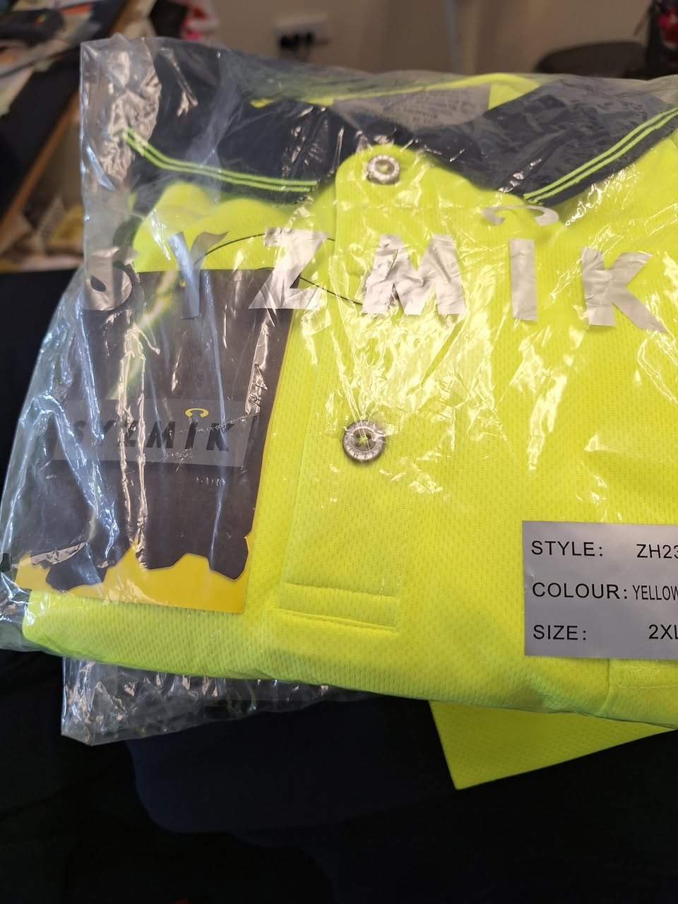 We have a large selection of work wear from a generous donation. Brand new 112cm work pants and 2XL  Hi Vis shirts and tops.
Bib and Brace overalls and Combo overalls.