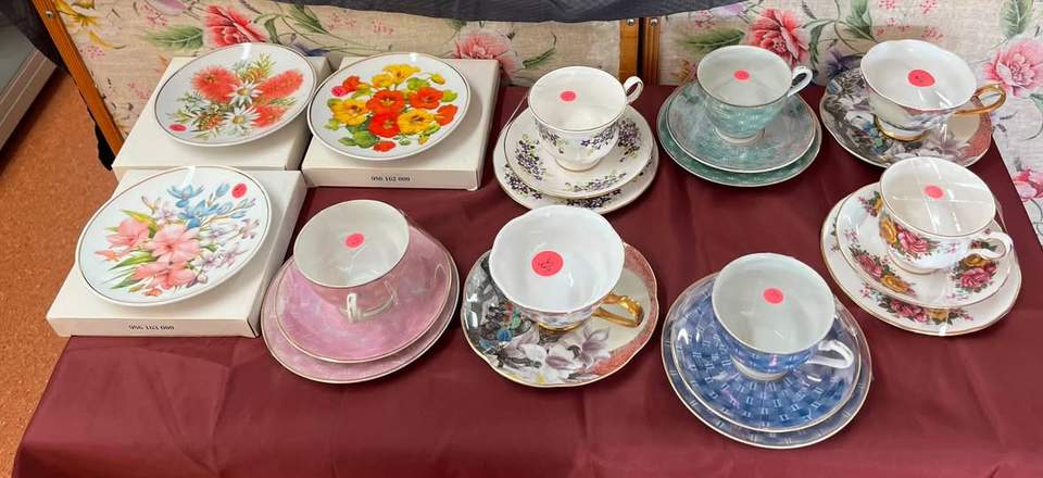 Tea for two! (or more)- beautiful sets all in perfect condition- hold your own High Tea..come in and get lost among them…