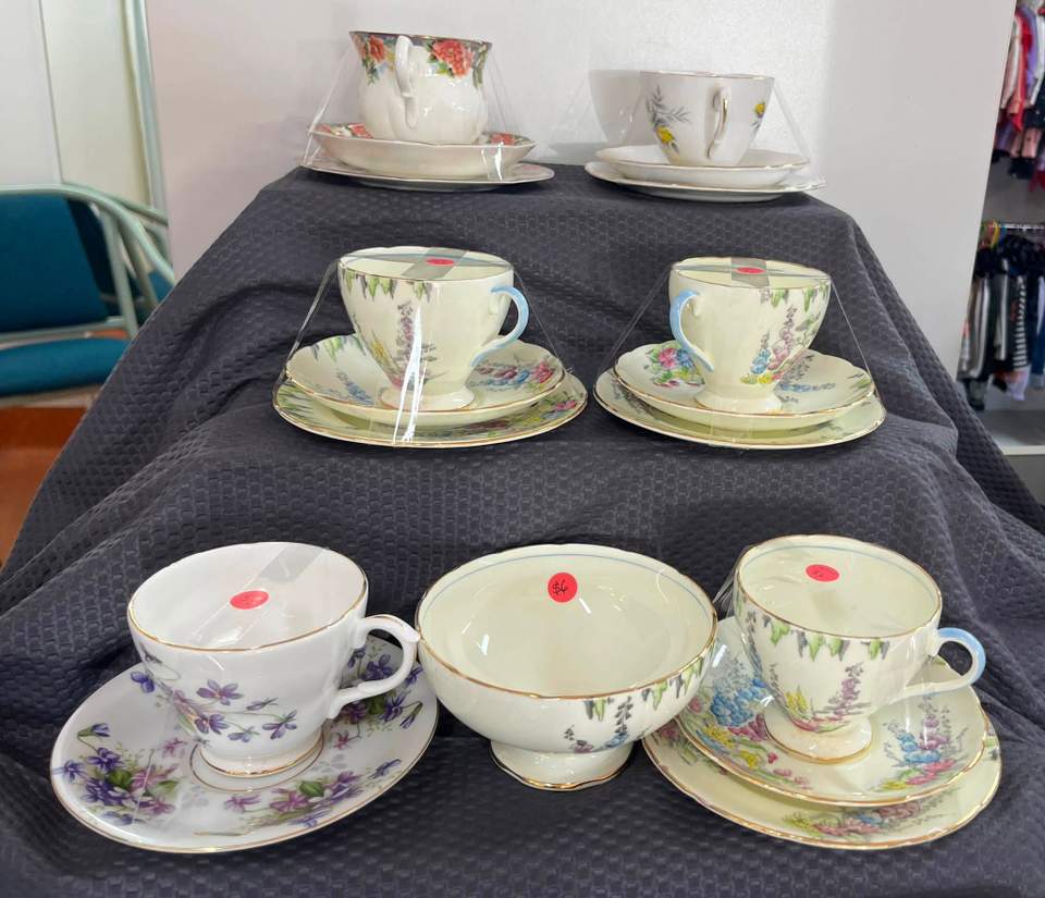 Tea for two! (or more)- beautiful sets all in perfect condition- hold your own High Tea..come in and get lost among them…