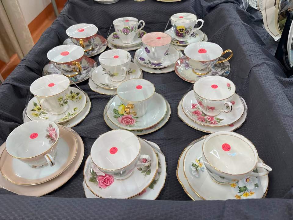 Tea for two! (or more)- beautiful sets all in perfect condition- hold your own High Tea..come in and get lost among them…