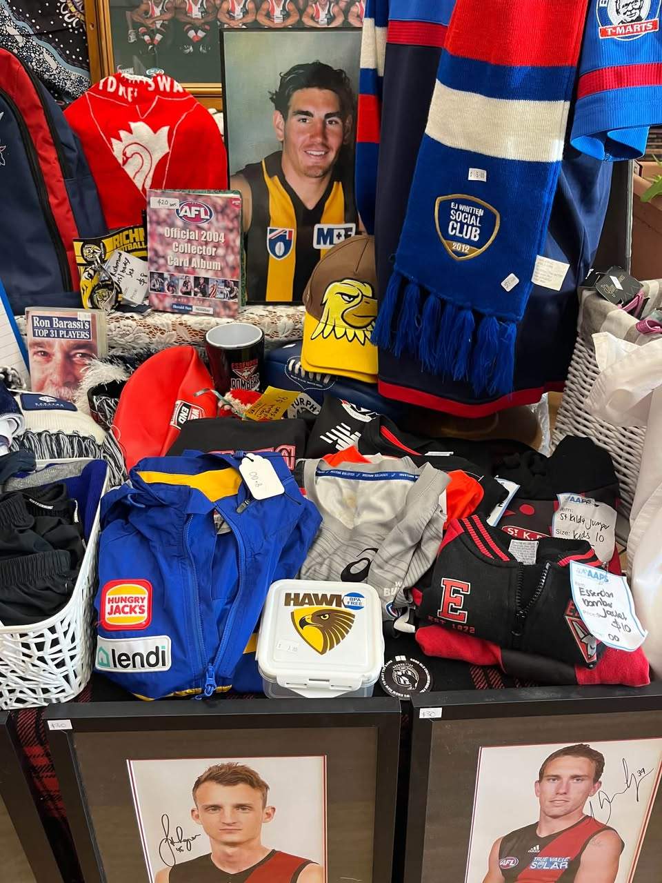 It’s footy finals week!…so pop in and get 50% off all our footy merch