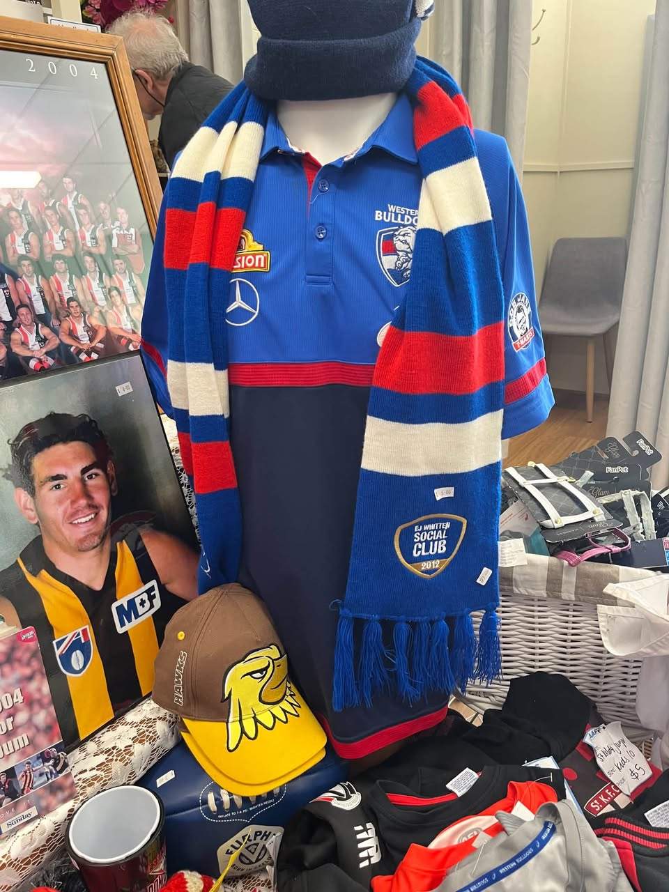 It’s footy finals week!…so pop in and get 50% off all our footy merch