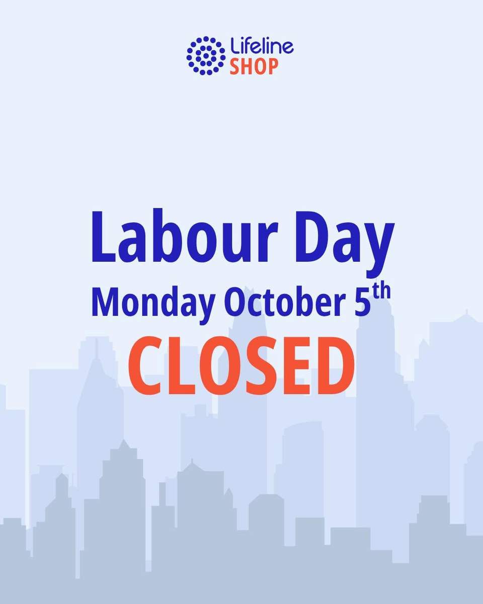 Taking a little break from treasure hunting
Our Lifeline Mid Coast shops will be closed on Monday 5 October for Labour Day. We look forward to welcoming you back on Tuesday 6 October!
Thank you for shopping with us and supporting our community.