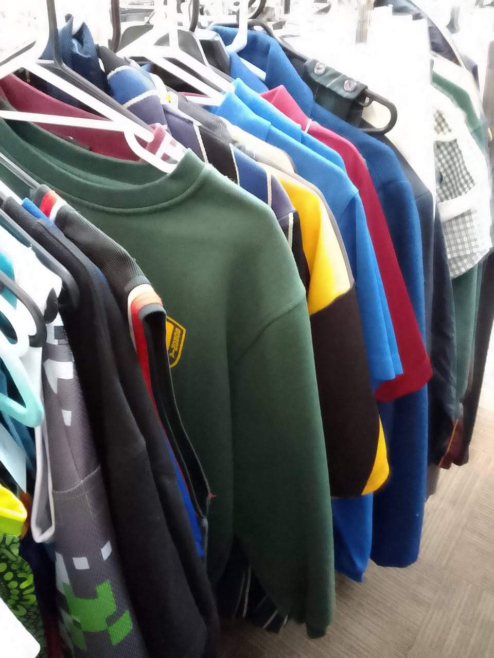 We have lots of school uniforms in the store right now - a perfect affordable and sustainable option for back to school!