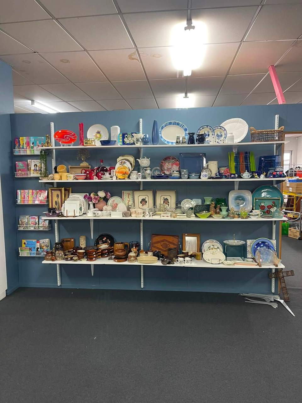 2nd part of the hospice shop now open still a work in progress but we have half of our beautiful items put out so please come in and have a look