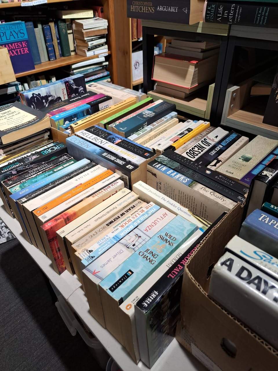 Sneaky peek at the flash sale, starting tomorrow!
Books on the sales tables are $4 each or three for $10, come in quick, this sale can only last a week

#secondhandbooks #secondhandbookshop #parnellbusiness