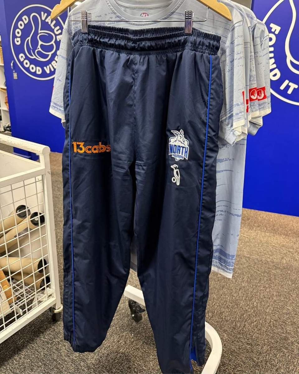 Every donation has a story and this one has footy fans talking. 👀 A stash of North Melbourne AFL merch has been received at our Vinnies Hampton store, and it's all pretty special!! Footy fever has hit a whole new level here, and we're genuinely grateful the donation came our way. These are incredible pieces, so we want to make sure North Melbourne supporters get a fair chance to snap them up. How to purchase: 🛒 All 13 items will be sold separately on auction on the Vinnies Victoria eBay site 📅 Bidding opens Friday 11 September at 2pm and runs for 7 days 💻 Save this post and check the comments for the link And it's not just a great find. Every purchase at our Vinnies op shops helps fund programs supporting Victorians experiencing homelessness, housing insecurity and financial hardship. 💙 Head to Vinnies Victoria on eBay to see the full range and get your bids in.