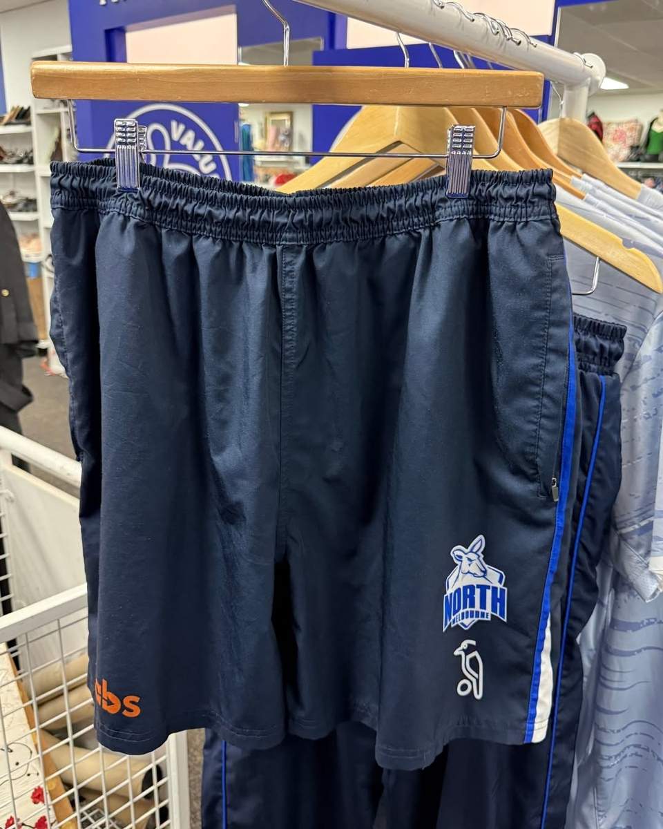 Every donation has a story and this one has footy fans talking. 👀 A stash of North Melbourne AFL merch has been received at our Vinnies Hampton store, and it's all pretty special!! Footy fever has hit a whole new level here, and we're genuinely grateful the donation came our way. These are incredible pieces, so we want to make sure North Melbourne supporters get a fair chance to snap them up. How to purchase: 🛒 All 13 items will be sold separately on auction on the Vinnies Victoria eBay site 📅 Bidding opens Friday 11 September at 2pm and runs for 7 days 💻 Save this post and check the comments for the link And it's not just a great find. Every purchase at our Vinnies op shops helps fund programs supporting Victorians experiencing homelessness, housing insecurity and financial hardship. 💙 Head to Vinnies Victoria on eBay to see the full range and get your bids in.