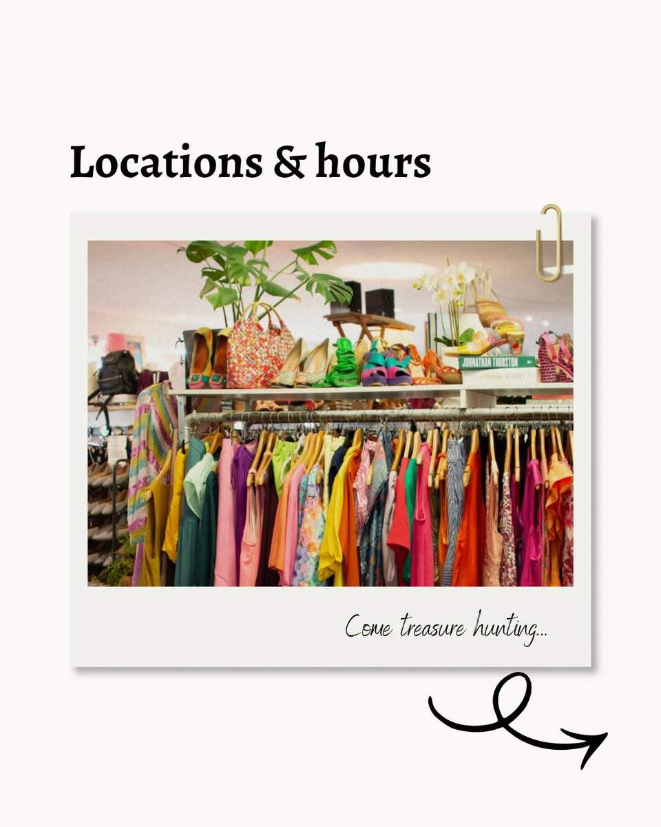 🩷 Updated Locations & Hours 🩷 Which Do-Op Shop is your favourite & why? 👀