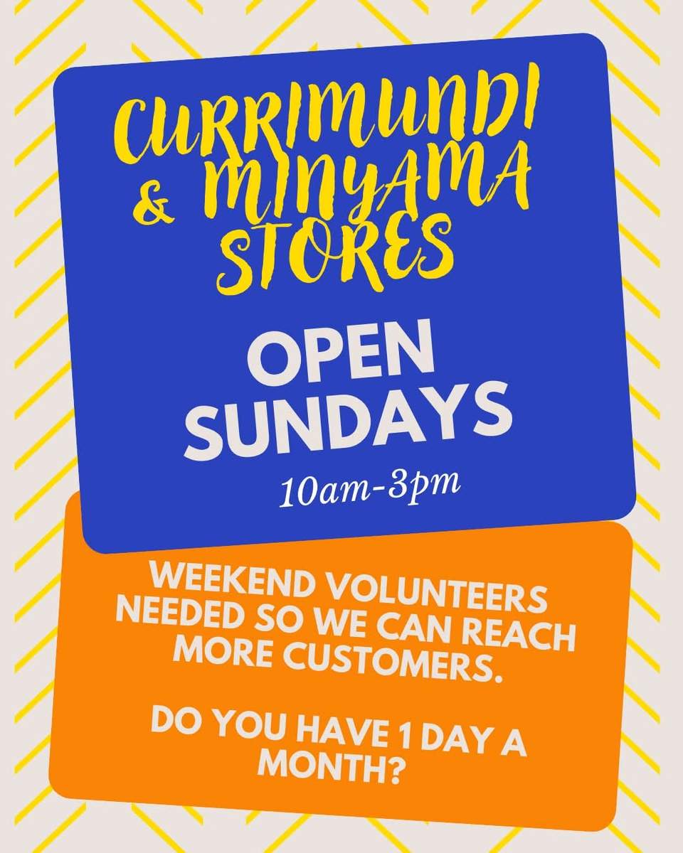 Your Sunday just got thriftier! Good news, bargain hunters... your weekend treasure hunt now has an extra day! Our Currimundi and Minyama Op Shops are now open every Sunday from 10:00am–3:00pm. Come find the thing you didn't know you needed... until you saw it. We're also looking for weekend volunteers. Even just one Sunday shift a month can make a real difference. Great people, great fun, and a great cause! Talk to our staff instore to apply. #SundayShopping #OpShopFinds #TreasureHunt #ShopForGood #Volunteer #WeekendVolunteers #SupportYourCommunity #NeighboursAid