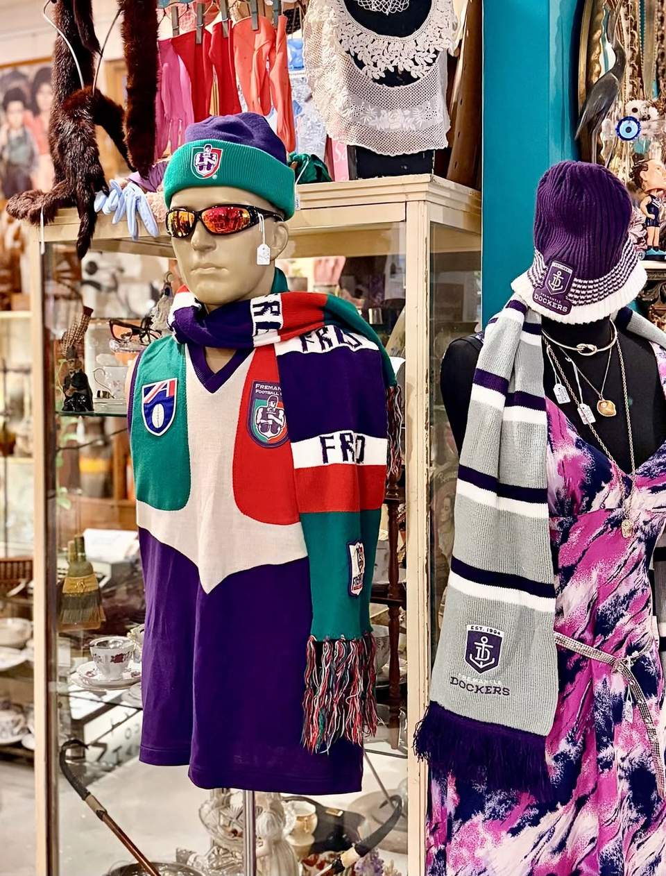 Wednesday 23rd Sept will be our last day open before we take a break to GO TO THE GRAND FINAL so pop in to grab some cool vintage and bring positive vibes! Back Friday Oct 2nd, come see us to celebrate/commiserate
 GO FREO!!