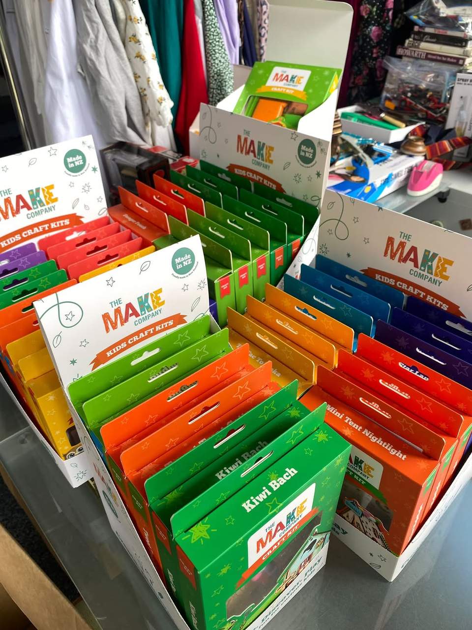 Exciting new stock for the school holidays has just arrived
 Come on down and grab some bits for the kids or grandkids, really reasonably priced too. Made in NZ
 Will take better pics when I’ve unboxed it all