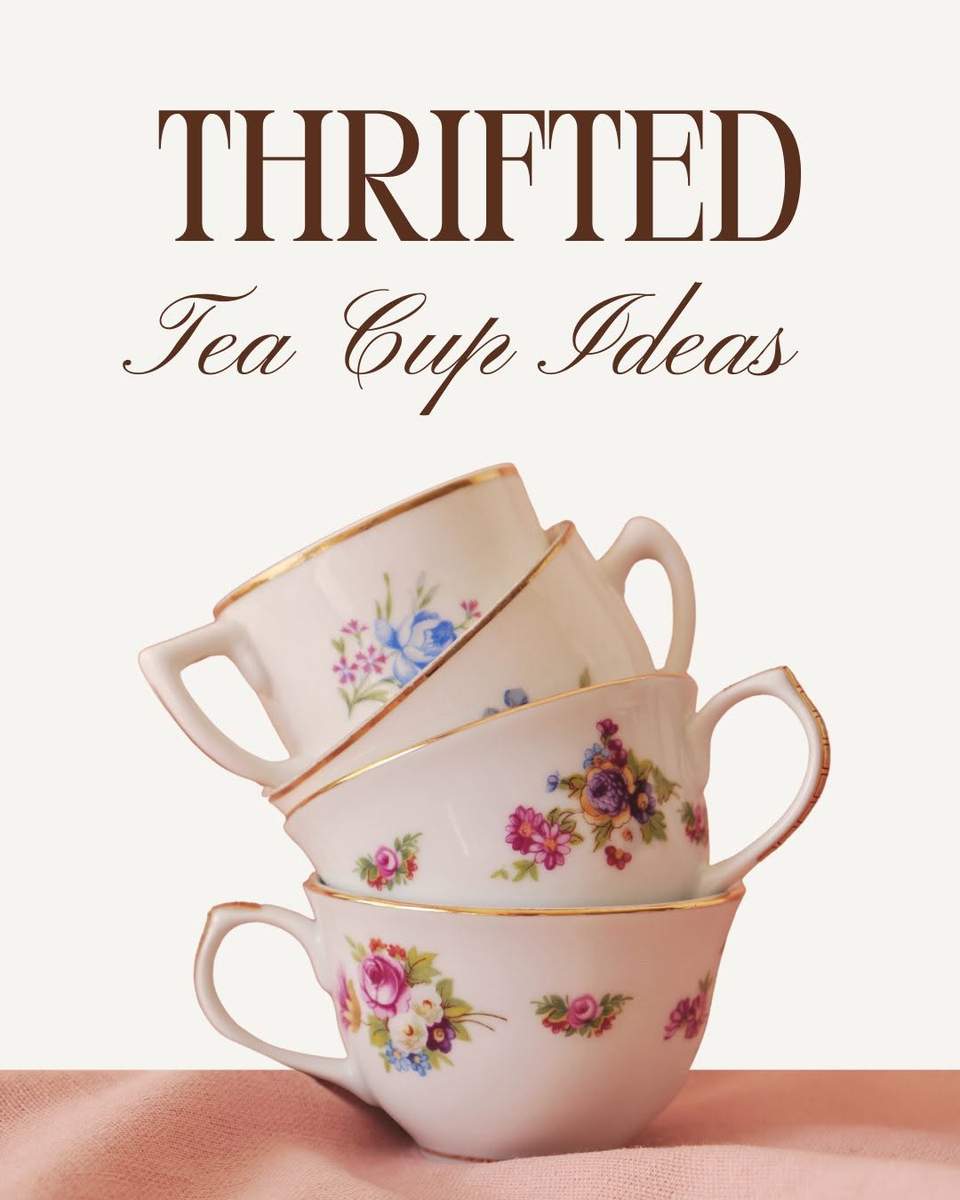 20 ways to use a thrifted teacup!
A beautiful teacup doesn’t have to spend its whole life holding tea! Here are 20 clever and creative ways to give one a new purpose:
 Tiny plant pot
 Make your own teacup candle
 Jewellery holder
 Sewing or craft supplies
 Succulent planter
 Lolly or chocolate dish
 Desk pen holder
 Bathroom soap dish
 Bird feeder
 Kitchen spoon rest
 Mini flower arrangement
 Salt cellar
 Individual dessert dish
 Candle or tealight holder
 Paperclip or button bowl
 Treat bowl for a furry friend
 Herb planter for the kitchen
 Paint or craft water cup
 Fill it with goodies for a little gift
 And of course… use it for a lovely cup of tea!
Which one would you try? Or perhaps you have a completely different idea?
You never know what you’ll find at Renew – and sometimes the prettiest little treasures just need a new purpose.
#RenewCommunityStore #ThriftedTreasure #ThriftFlip #Upcycle #Repurpose #SecondHand #SustainableLiving #ThriftShopFinds #VintageTeacup #TeacupIdeas #CreativeReuse #OpShopFinds #ShopSecondHand #SustainableStyle #TreasureHunting #ReuseRecycle #ThriftedHome #VintageHome #Padstow #CommunityCare