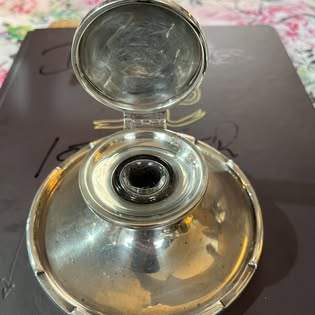 Japanese closonie ando vase. $165.

A very rare Victorian potty with swan neck handle.