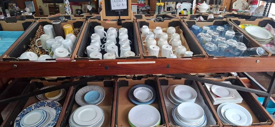 Needing some inspiration to get out of the cosy corners of home? Our heaters are going and we have some a beautiful selection of items in store! Our team had been busy, working on displays and coming up with cool ways of repurposing old items..
Out with the new and in with the old I say!