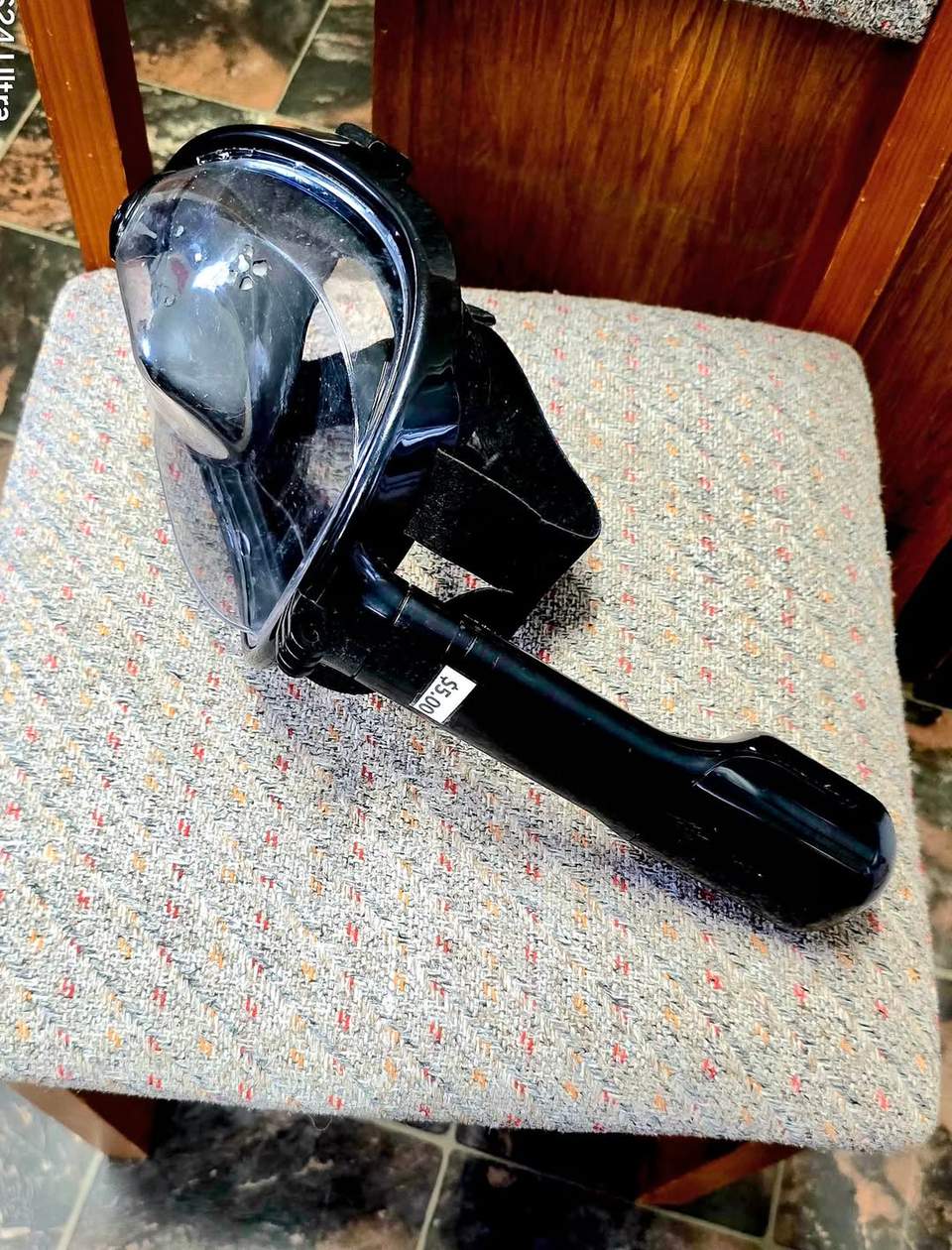 Snorkelling mask $5 in the op shop