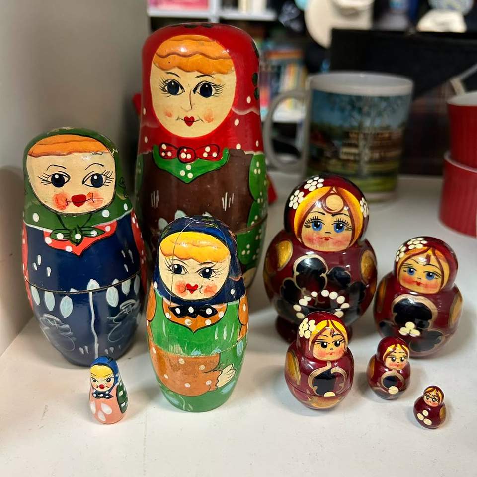 So sweet!
I’ve recently learnt that these guys are not actually called babushka dolls , the correct name is matryoshka dolls (or Russian nesting dolls).