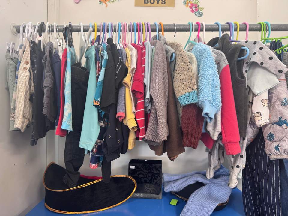 Little hidden gem with lots of baby clothes!