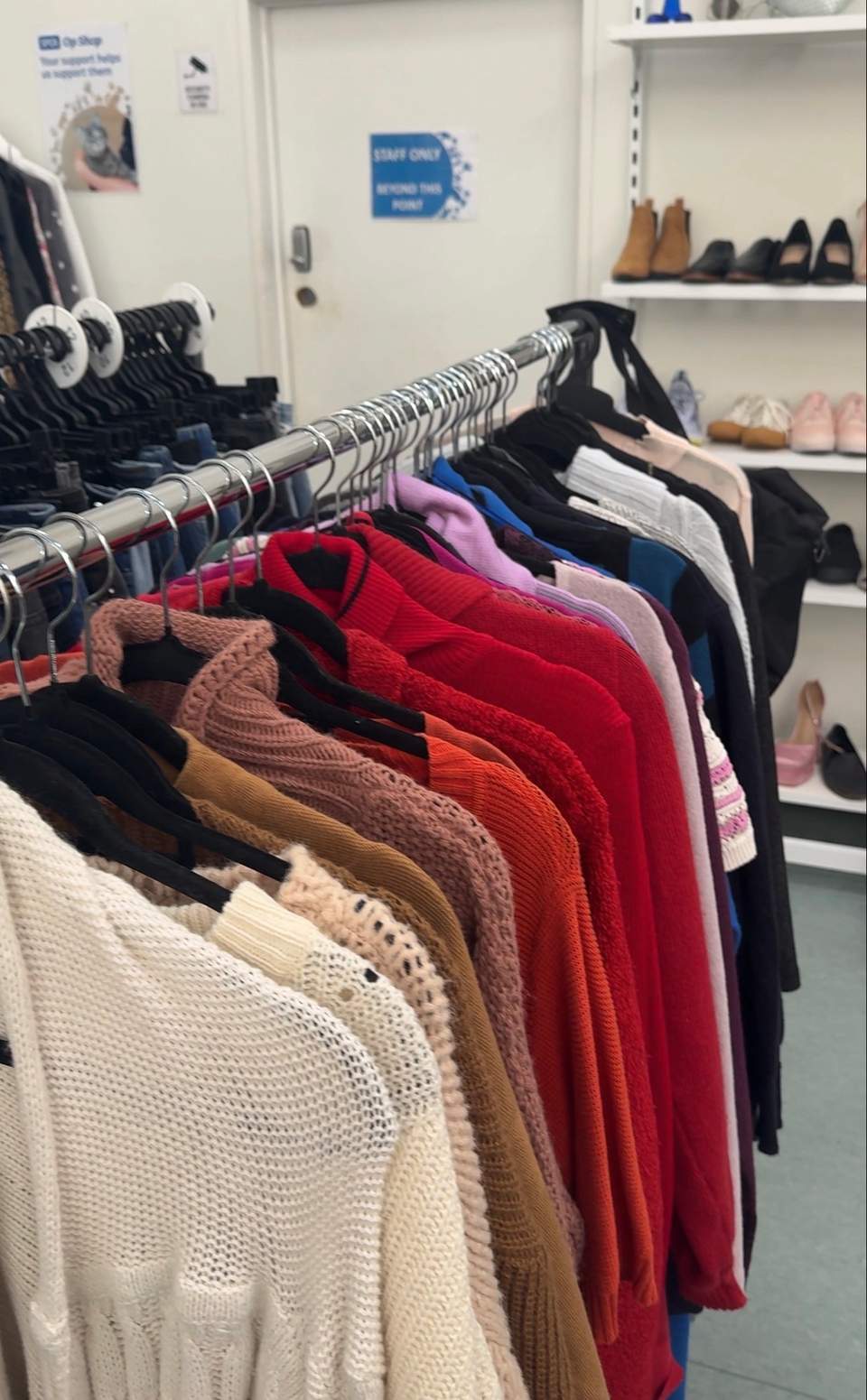 I always love this SPCA shop- today there’s an abundance of coats, beanies and cool vases that I am sure someone will love to find!
