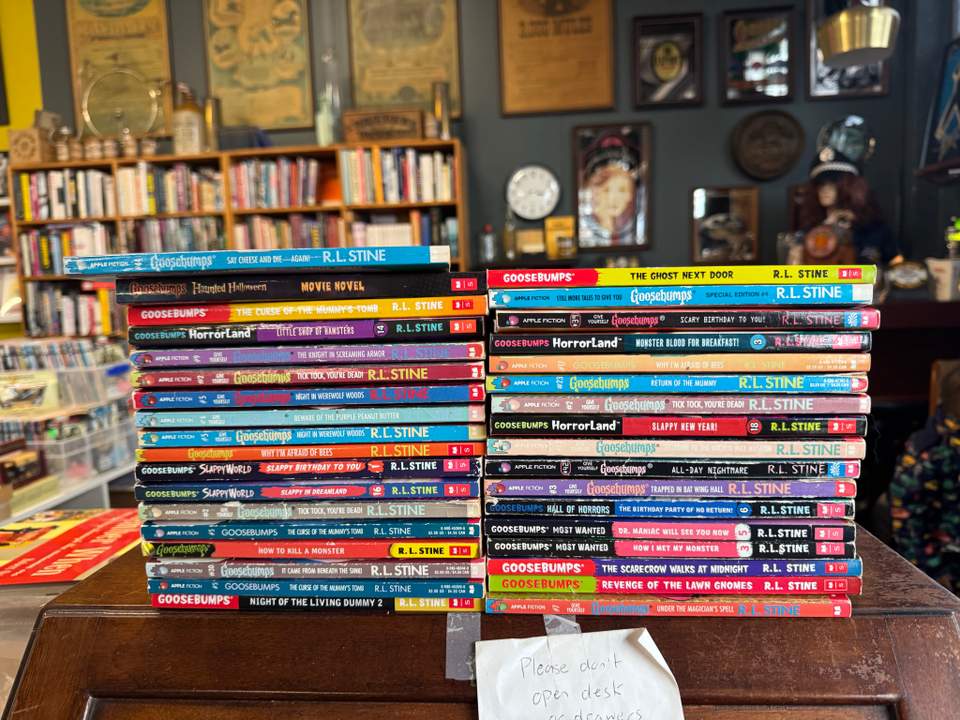 Buried down a laneway is this eclectic mix of blasts from the pasts; where RL Stine books, pop Sci Fi from the 60s and retro toys are waiting to be found. Loved looking in here 😍