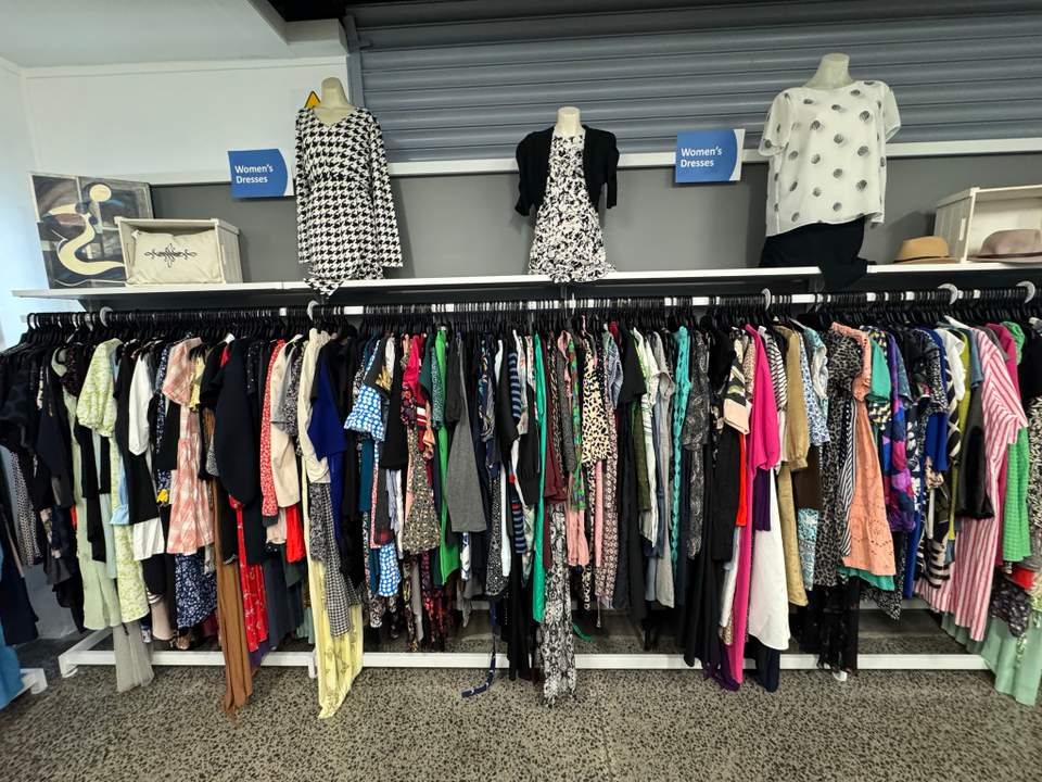 Lots of great stuff in at the moment- furniture (two leather couches), artwork, board games and puzzles (all $6) and heaps of ladies dresses (all $10 usually)