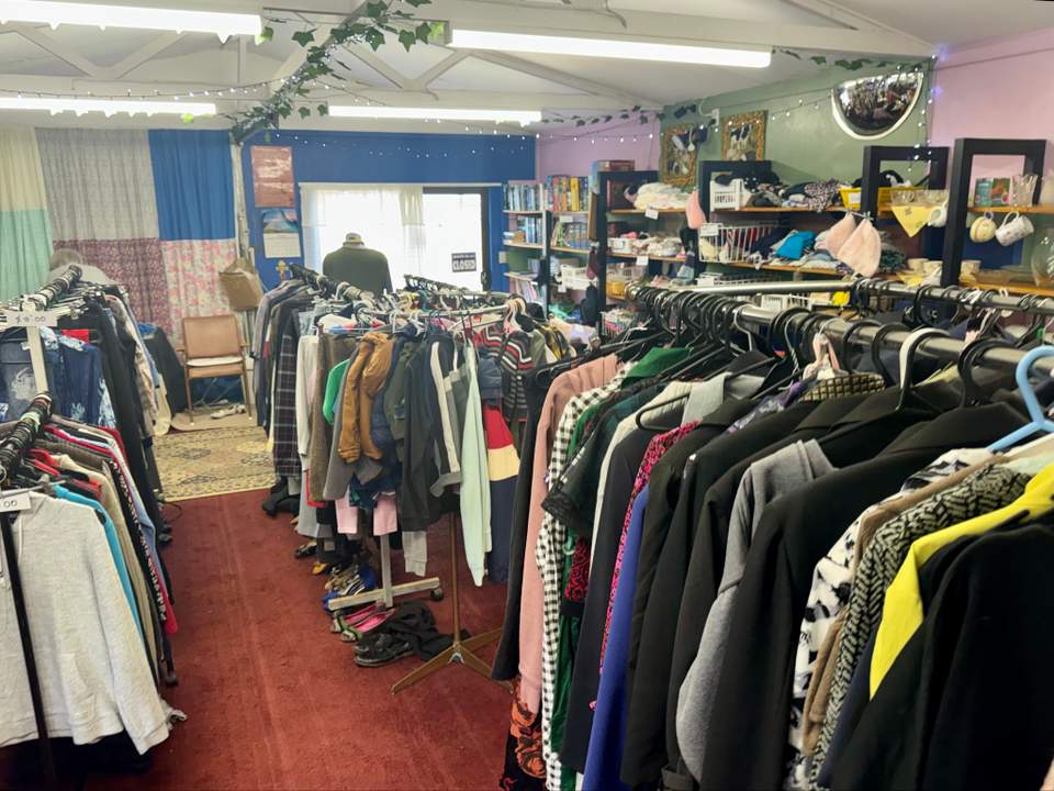 Little church store open Tues-Thurs 10-2. Very affordable