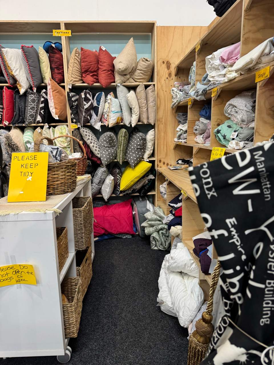 As seen in store today. This is my favourite op shop in this area for ladies & men’s clothes and where is send people for baby/kids stuff. Prices are really approachable.